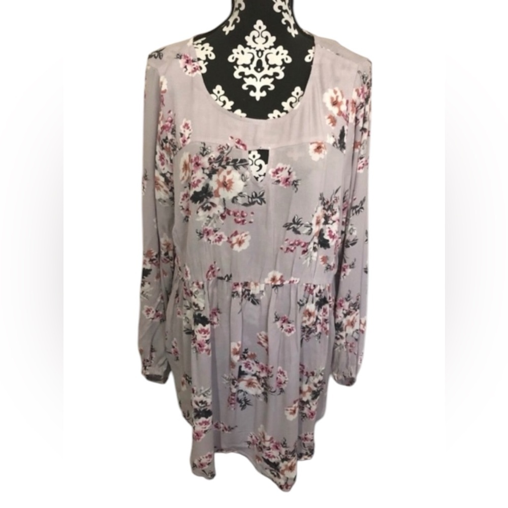 Torrid Floral Babydoll blouse